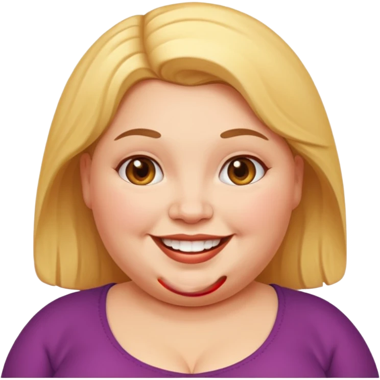 Fat woman emoji