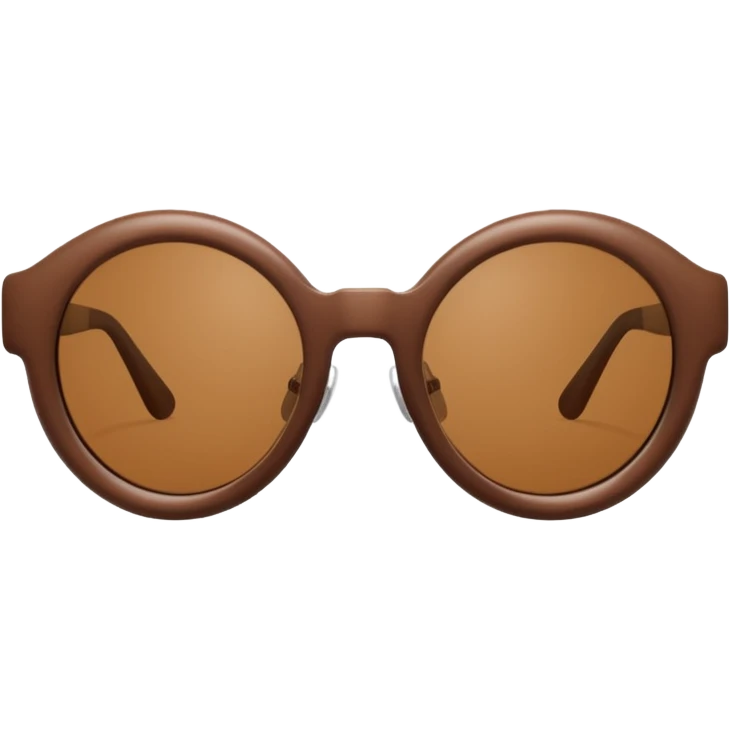 Y2K brown sunglasses emoji
