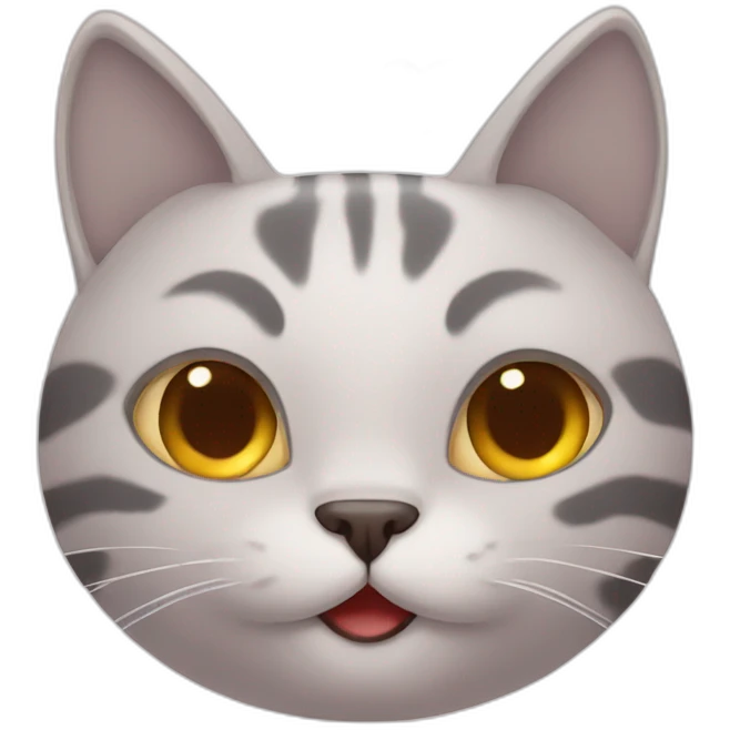 Cat fall in love emoji