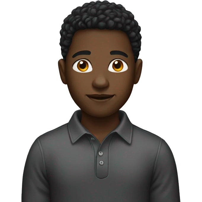 black boy emoji