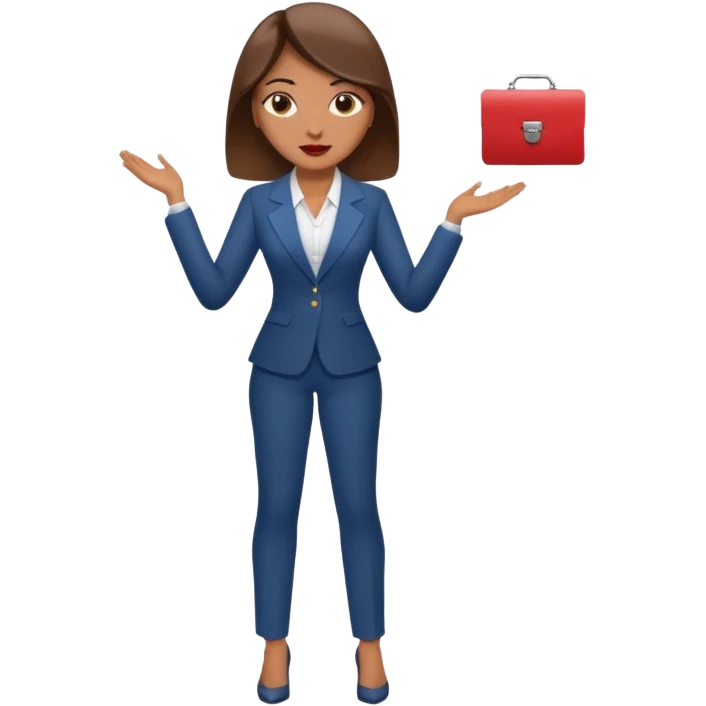 LAdy Boss, different pose, full body emoji