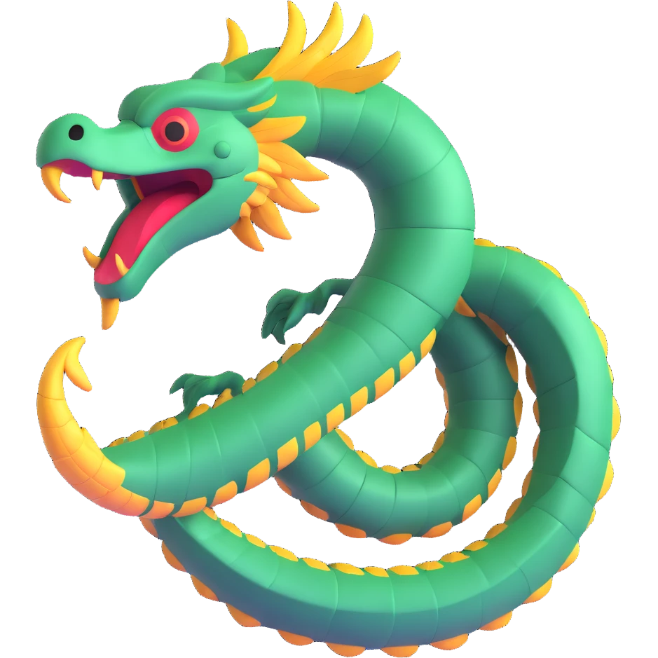 Quetzalcoatl feathered serpent emoji