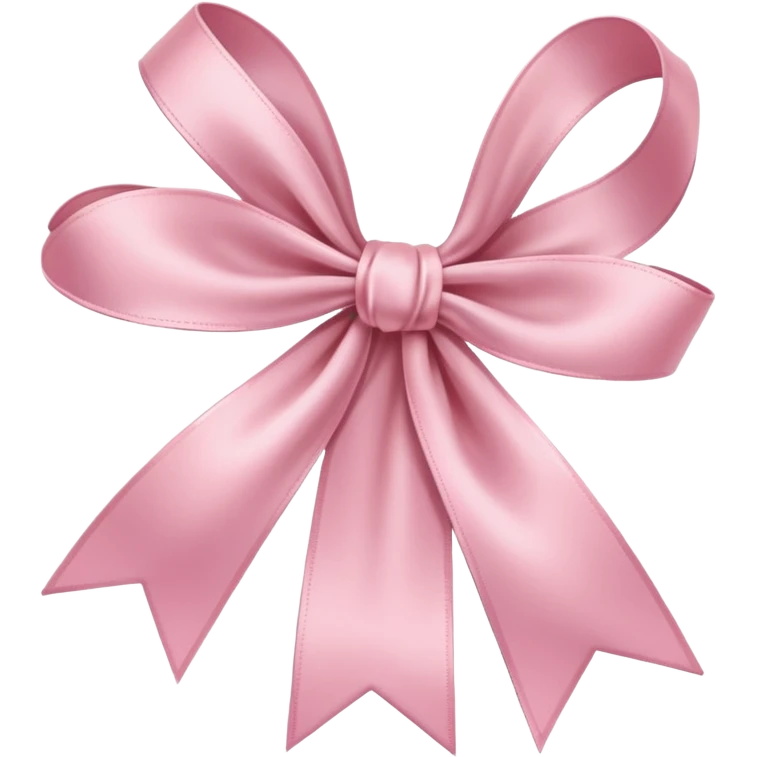 light pink ribbon emoji