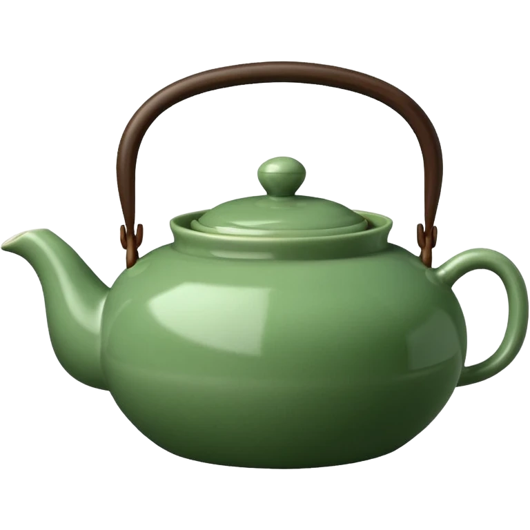 sencha. kyushu pot, gong fu emoji