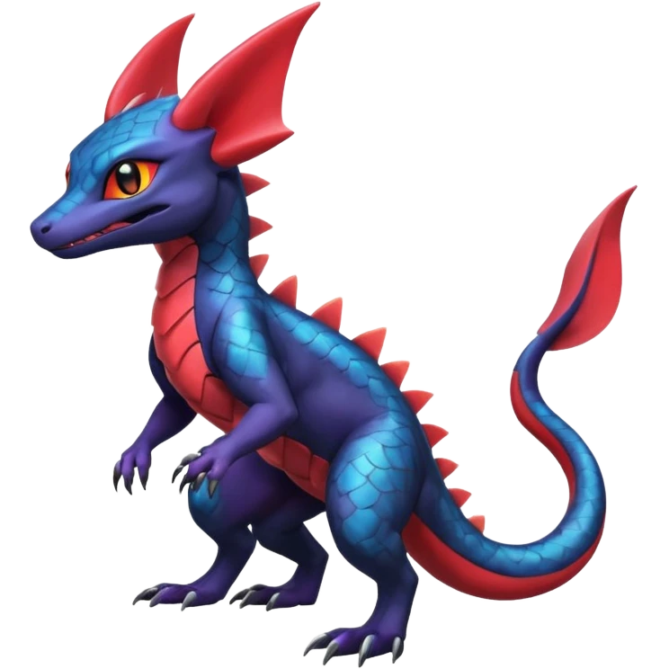 Shiny Salandit-Salamence-Umbreon-Trico-Noivern-Noibat-Hybrid (Full body) emoji
