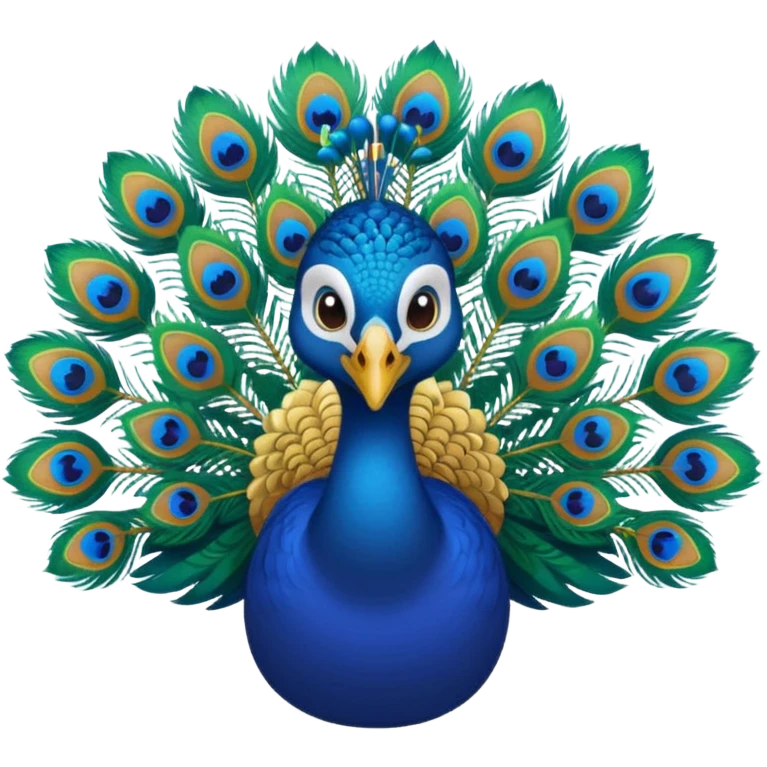 Peacock with t shirt   emoji