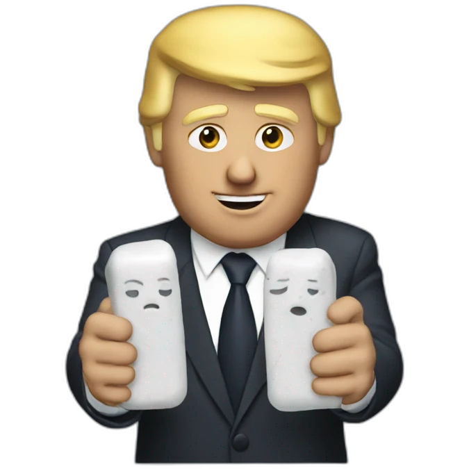 trump-holding-soap emoji