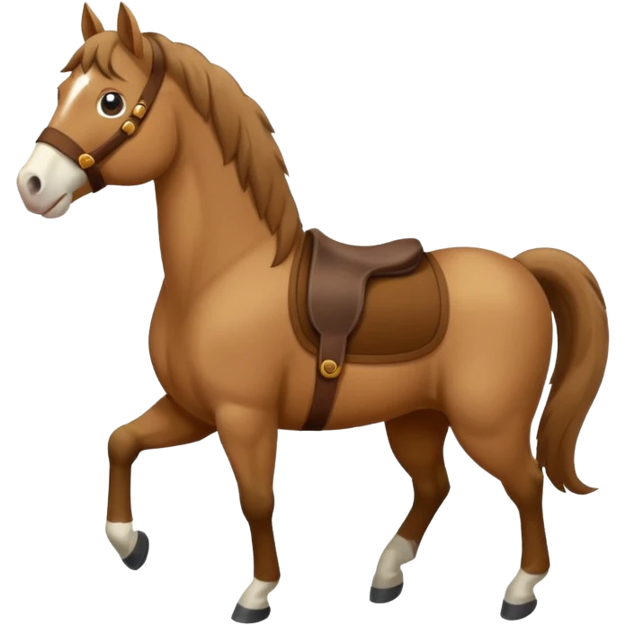 Happy horse emoji