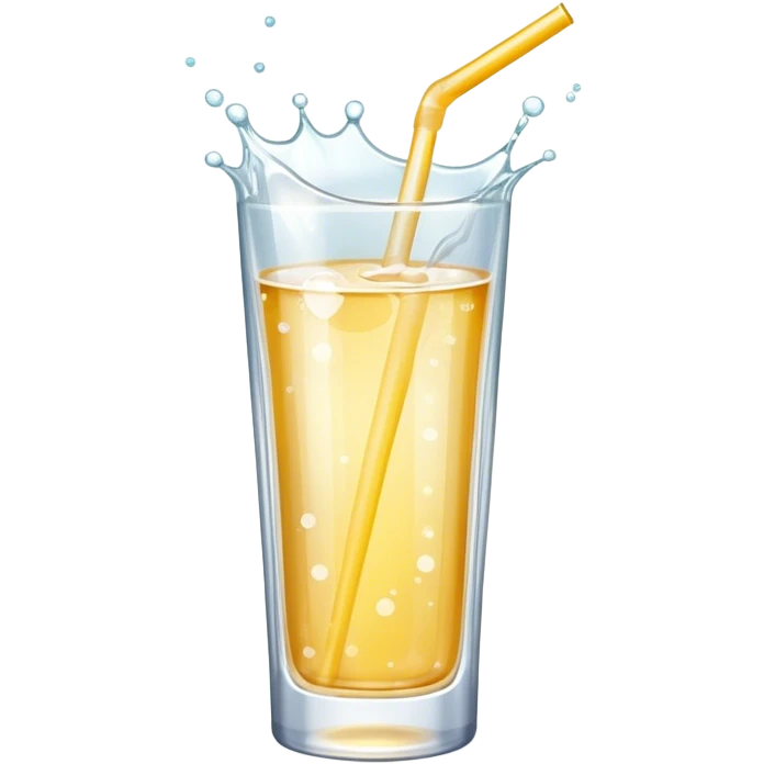 White sparkle drink  emoji