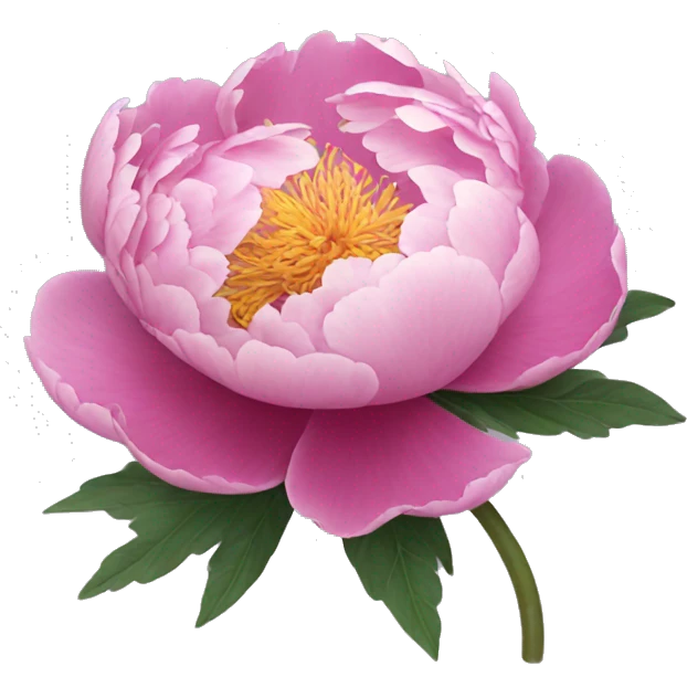 Peony emoji