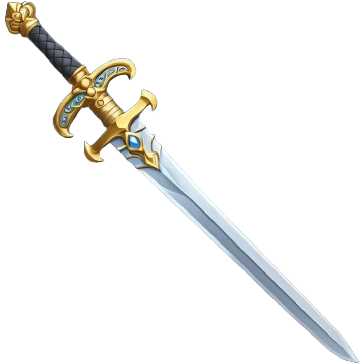A sword with a high arc  emoji