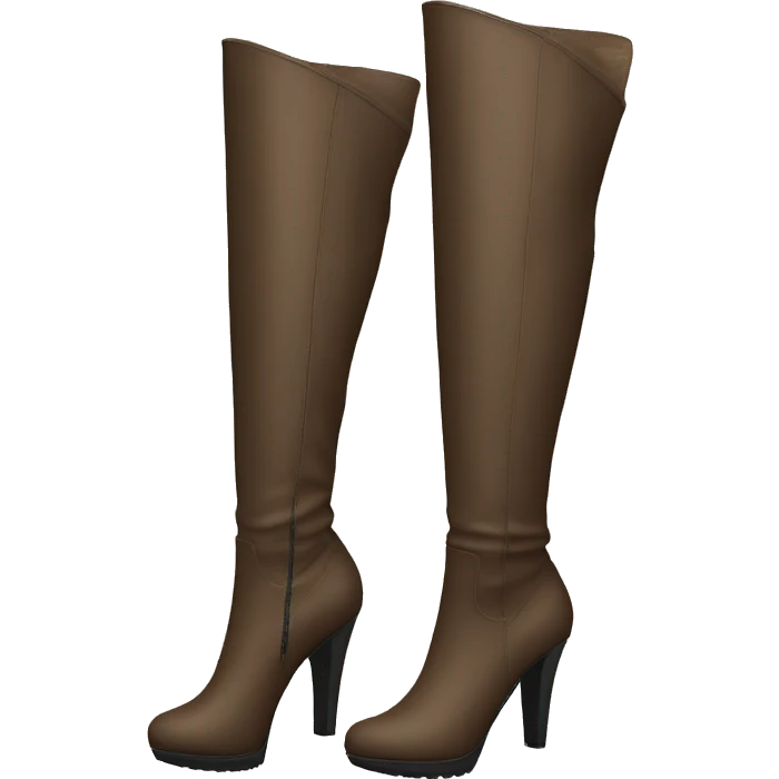 overknee high heel boot emoji