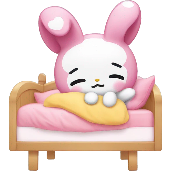 My melody qui dort emoji