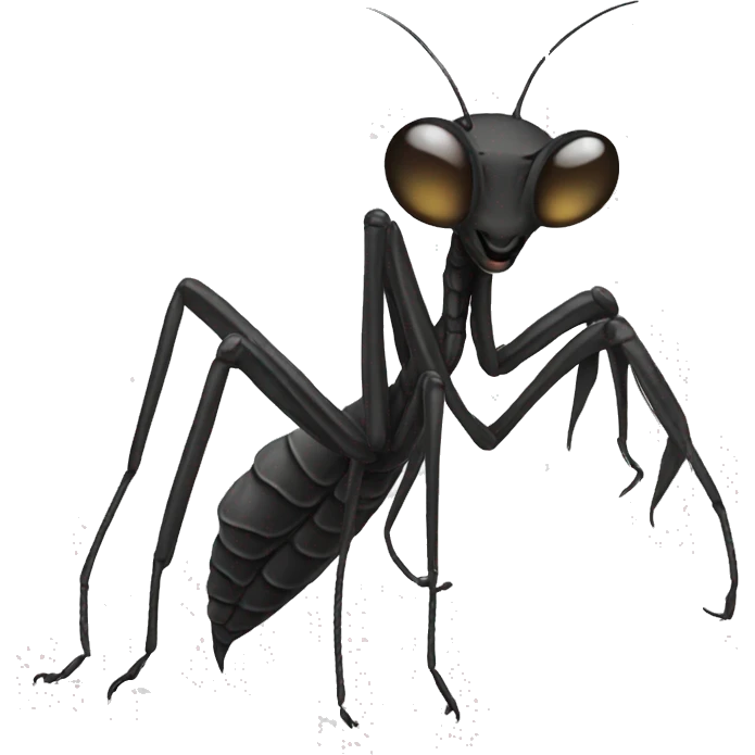 black mantis emoji