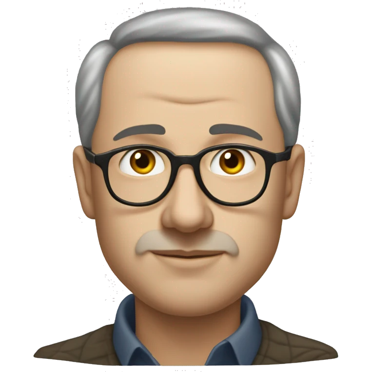 Russian writer Vasily Bykov, smooth-shaven, thin, black and white. emoji
