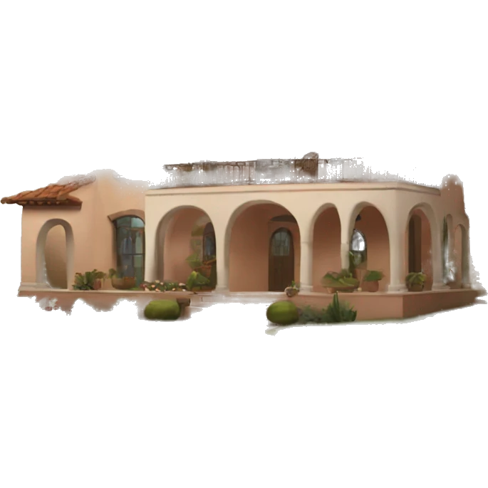 hacienda style home emoji