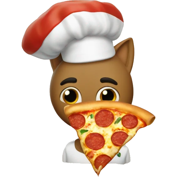 Gatto magia pizza emoji