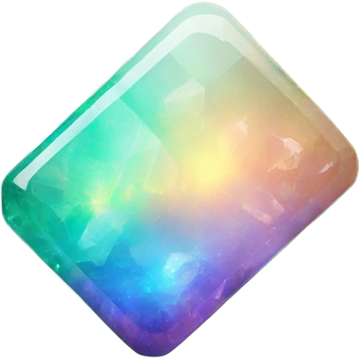 opal crystal gemstone credit card  emoji