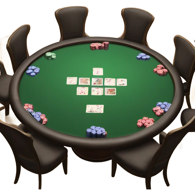 Poker table emoji
