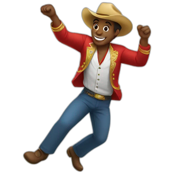 Un rickero bailando emoji