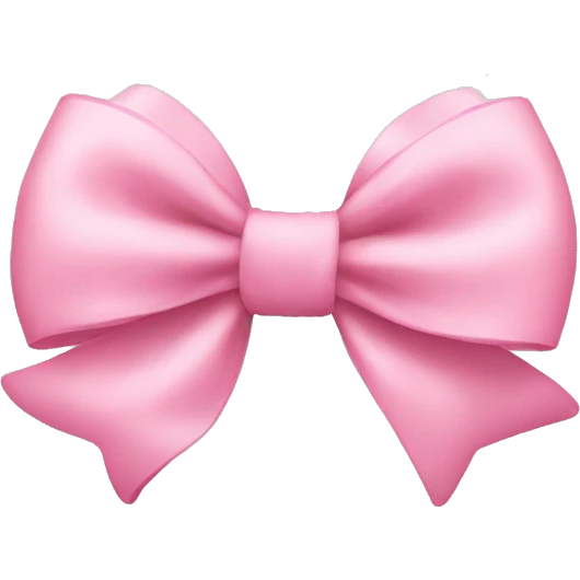 Baby pink bow  emoji