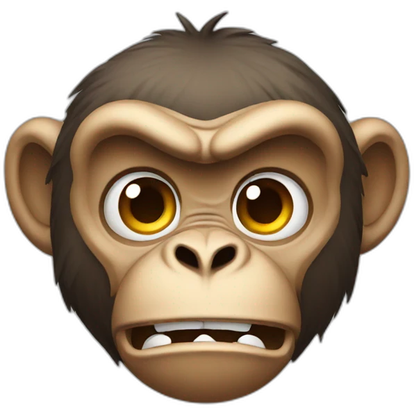 Angry Monkey emoji