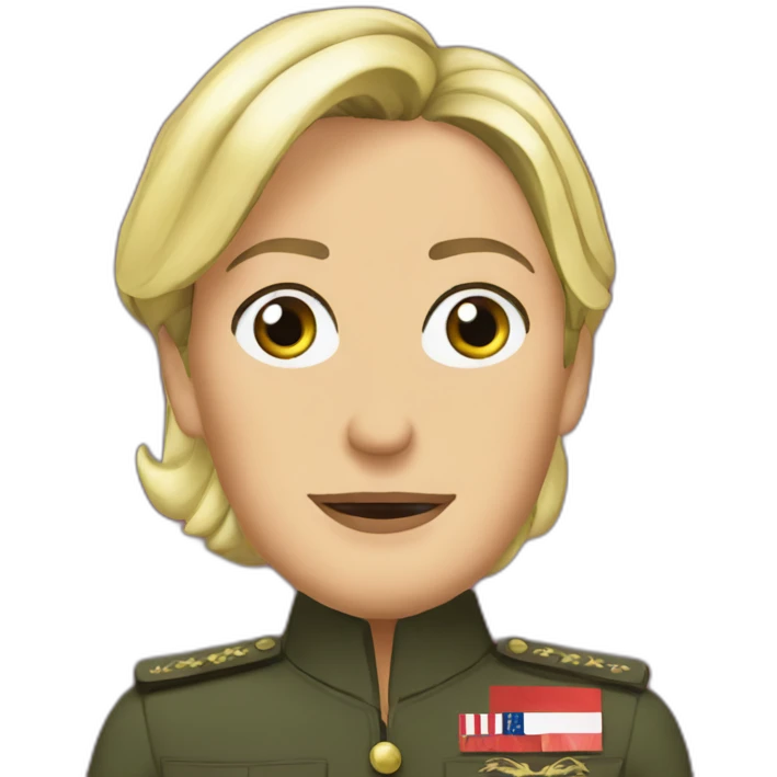 marine le pen  emoji
