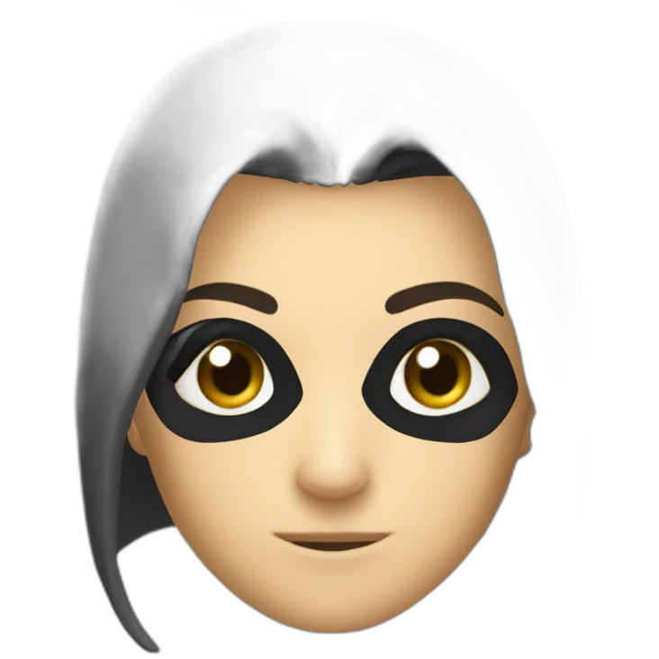 Tete ninja avc lunete yeux tenebreux emoji