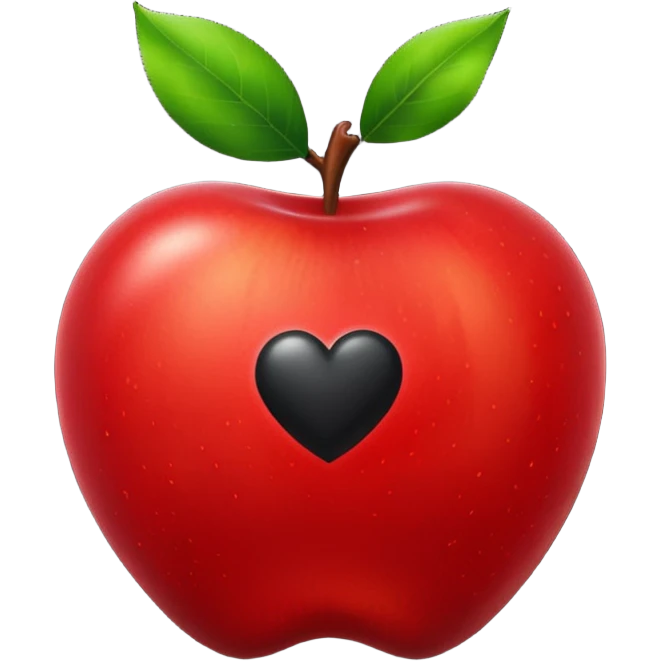 🍏🖤 emoji