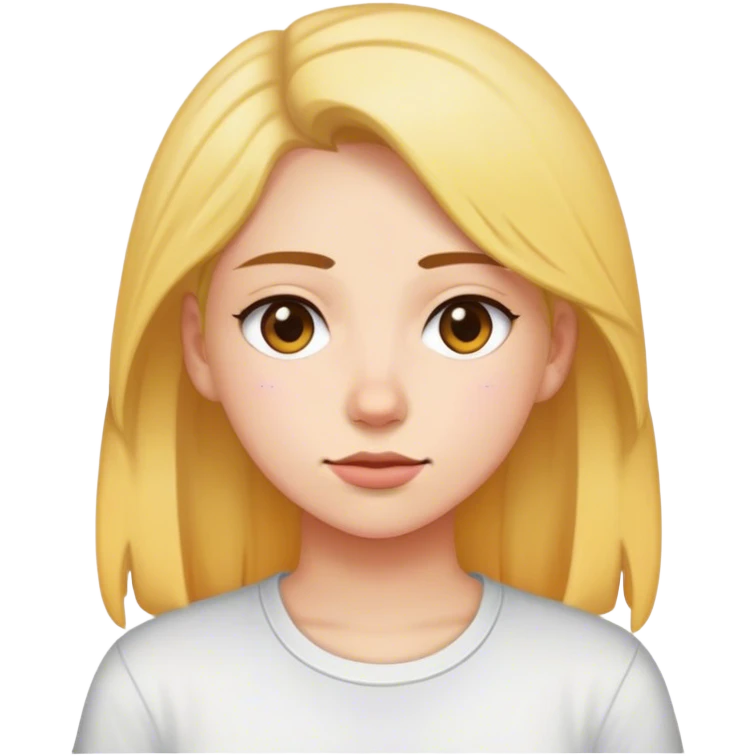 Girl wearing shirt that says lesbian written out emoji