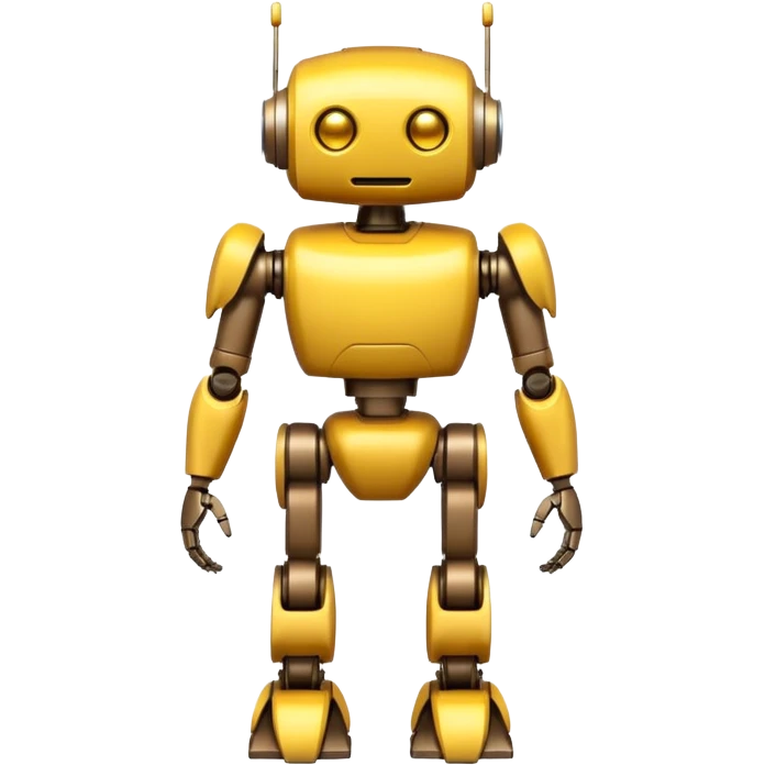 yellow robot with 4 legs emoji