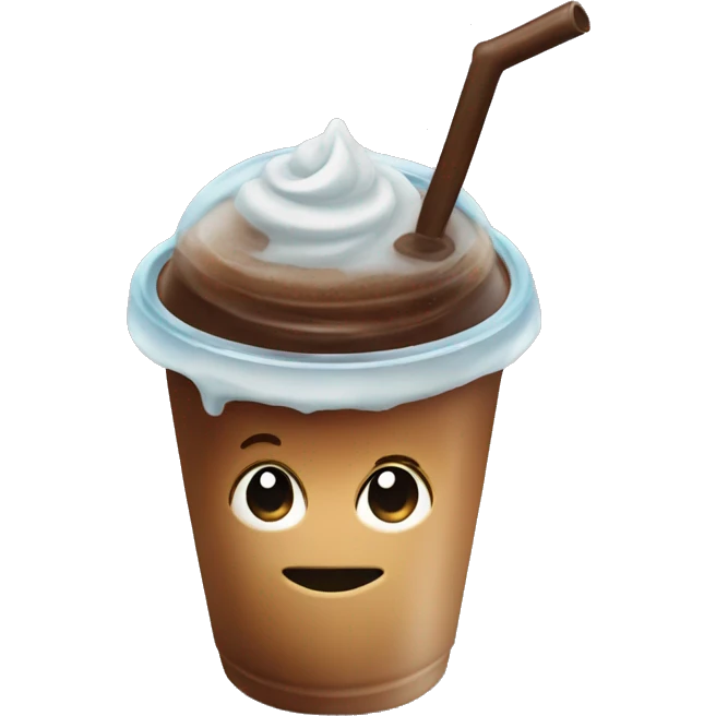 Iced coffe emoji