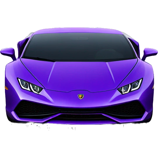 violet lamborghini huracan emoji