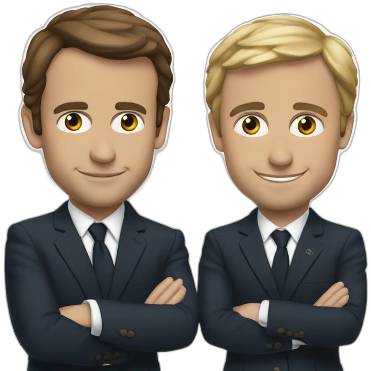 Macron et me Tistes emoji