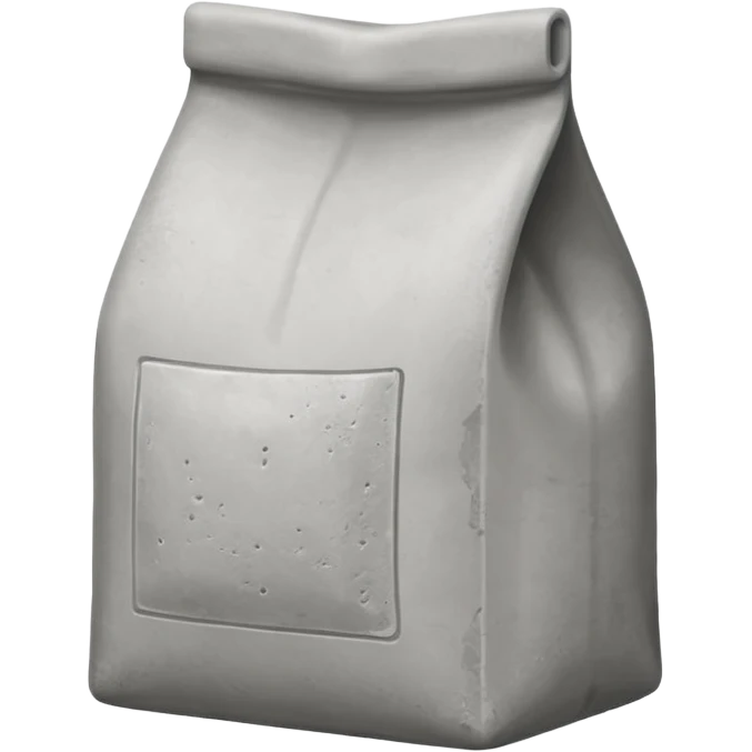 cement powder square bag emoji