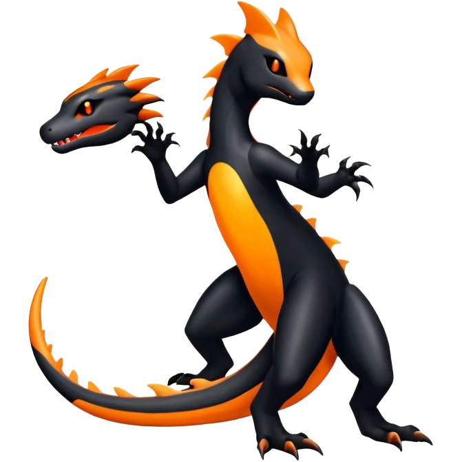 Shiny Salandit-Quilava-Fakémon-hybrid-creature (full body)  emoji