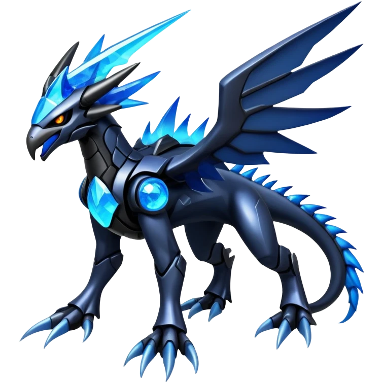 Punk’ish Edgy Futuristic Badass Dark Gothic Zekrom-Dialga-Aurorus-Amaura-Hybrid-Creature emoji
