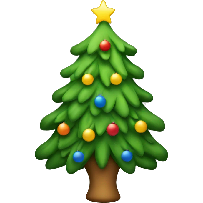 Christmas tree emoji