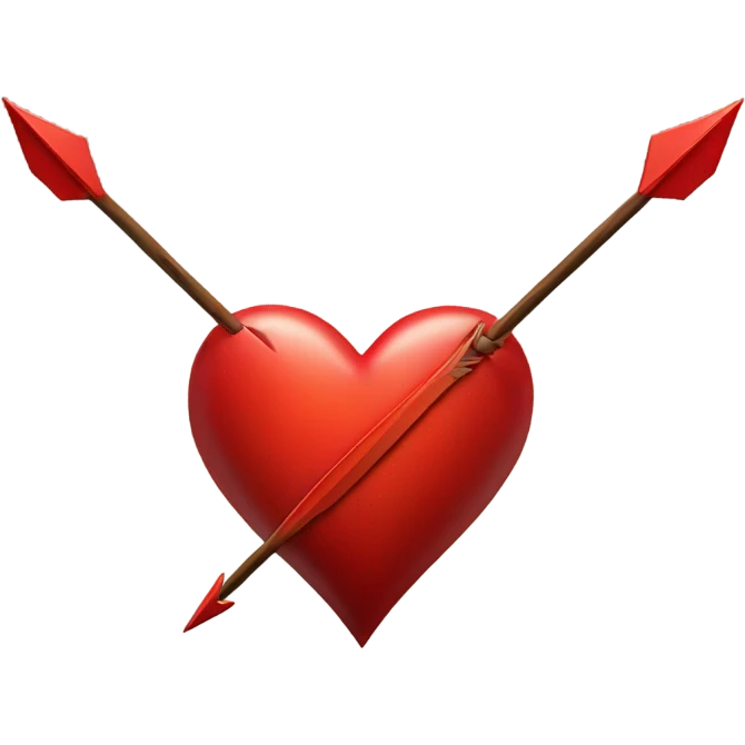Heart with a arrow emoji