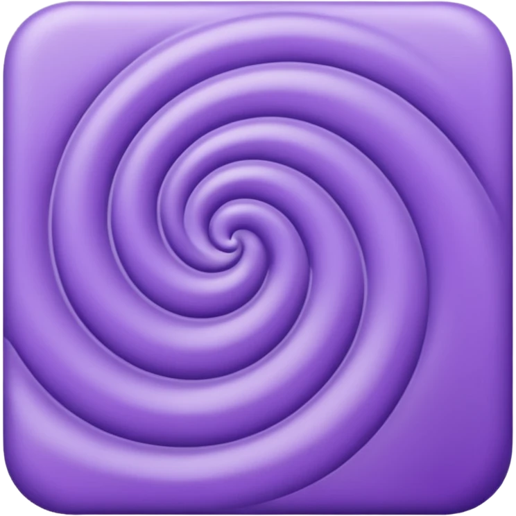 Cute purple desighn emoji