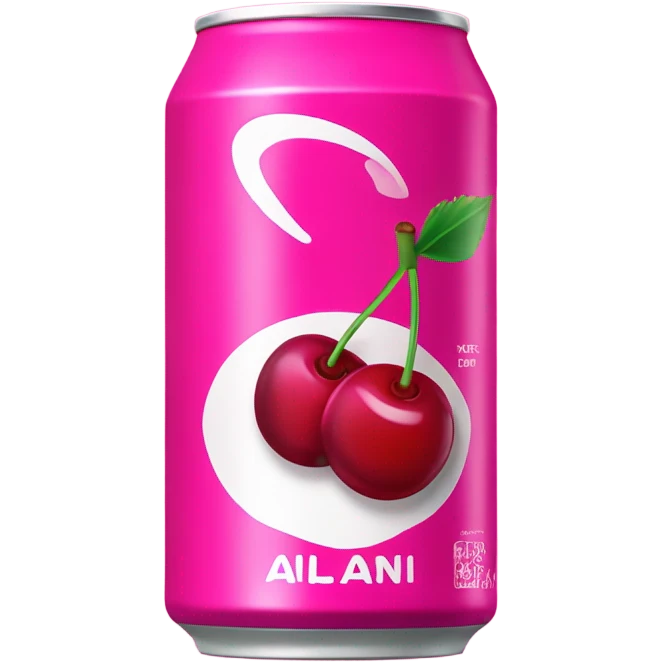 Pink Energy drink alani cherry twist emoji