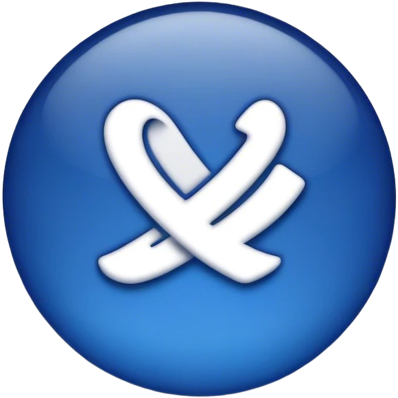 dark blue writing emoji