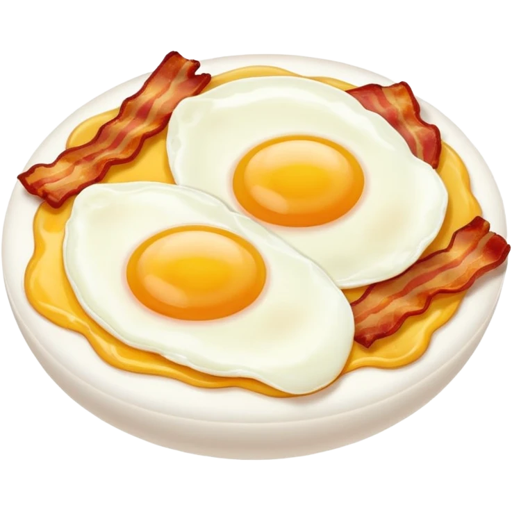 Eggs and bacon emoji