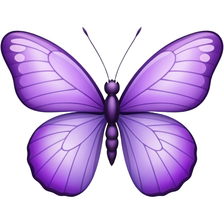 Mariposa lila emoji