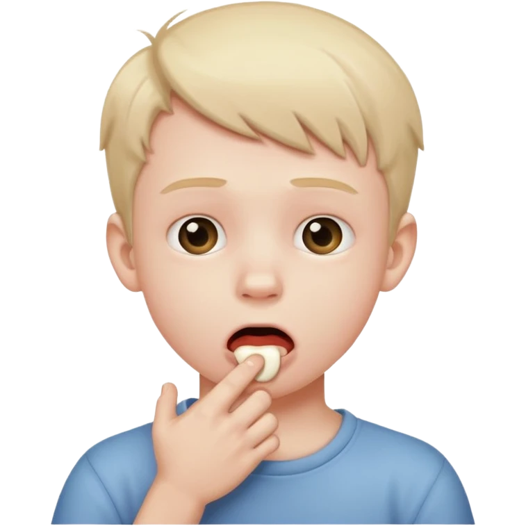 cute boy choking emoji