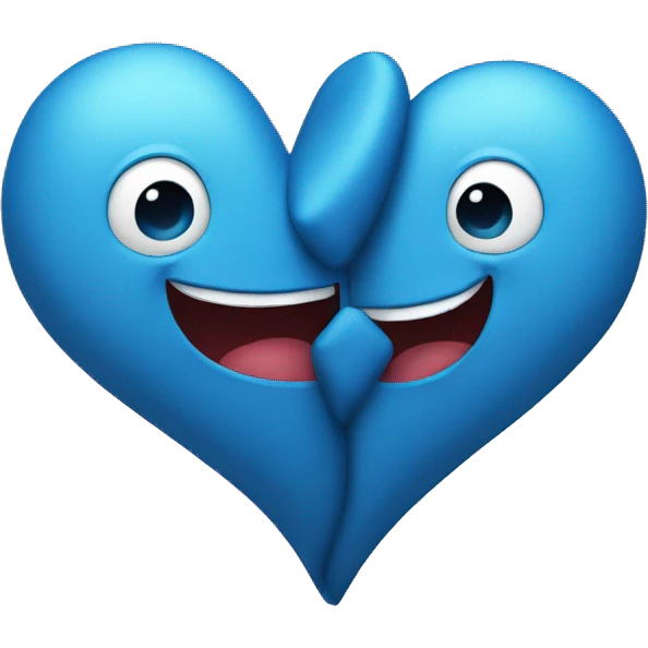 Blue double heart  emoji