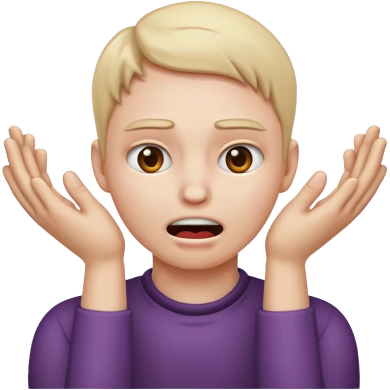 a emoji head choking itself
with both its hands around its neck very graphic emoji