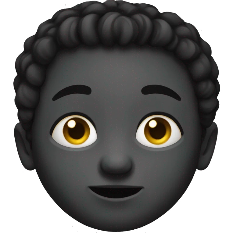 Black eyed emoji