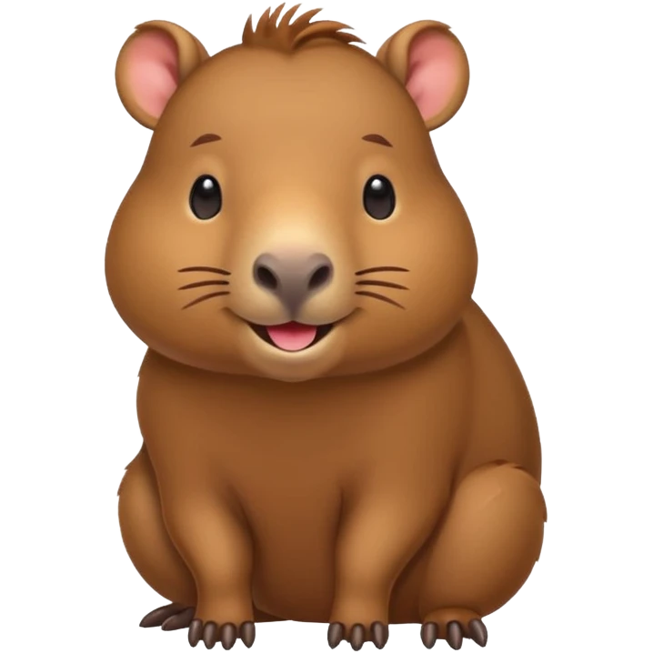 Un emoji de capibara emoji