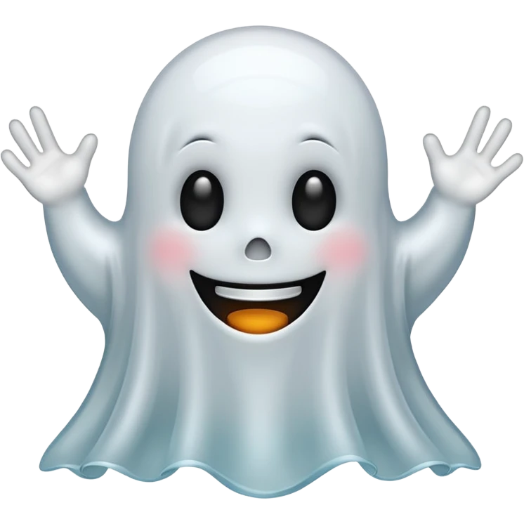happy ghost  emoji